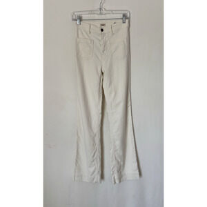 Faherty Jeans Womens 24 White Bootcut High Rise